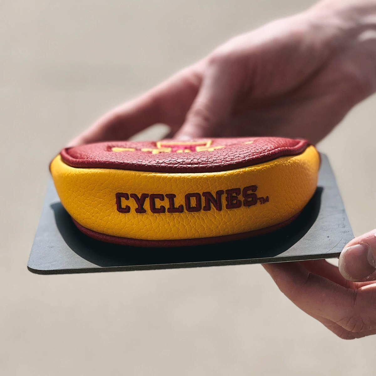 Team Effort I-State Cardinal & Gold Mallet Putter Cover